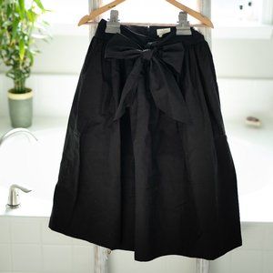 Kate Spade slub cotton midi skirt